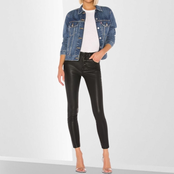 NWT Faux Leather Daddy Soda Pant - Picture 3 of 9